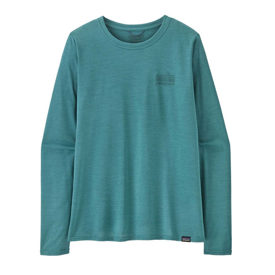 Women's long sleeve Cap Cool Daily Graphic Shirt, versatile, quick-drying shirt with HeiQ® Mint odor control.