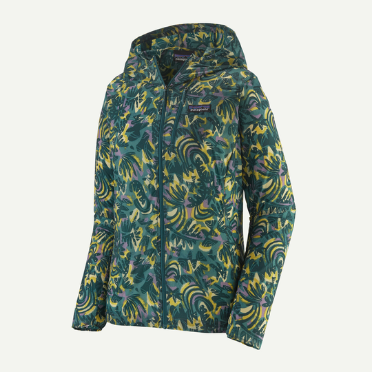 W's Houdini Jkt, women's lightweight recycled nylon jacket with adjustable hood and packable design.