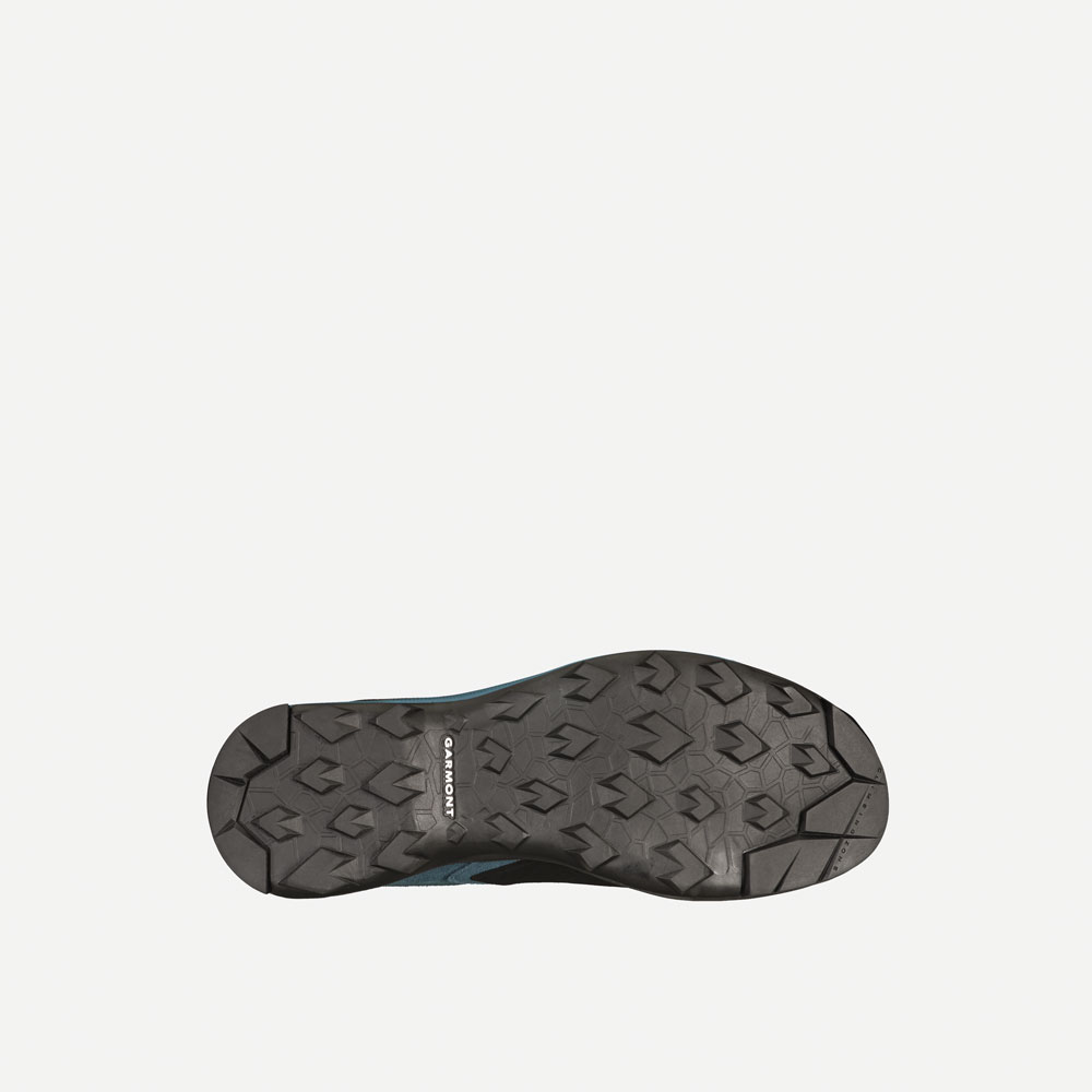Sole of Dragontail WP mountain shoe for hiking and approach.