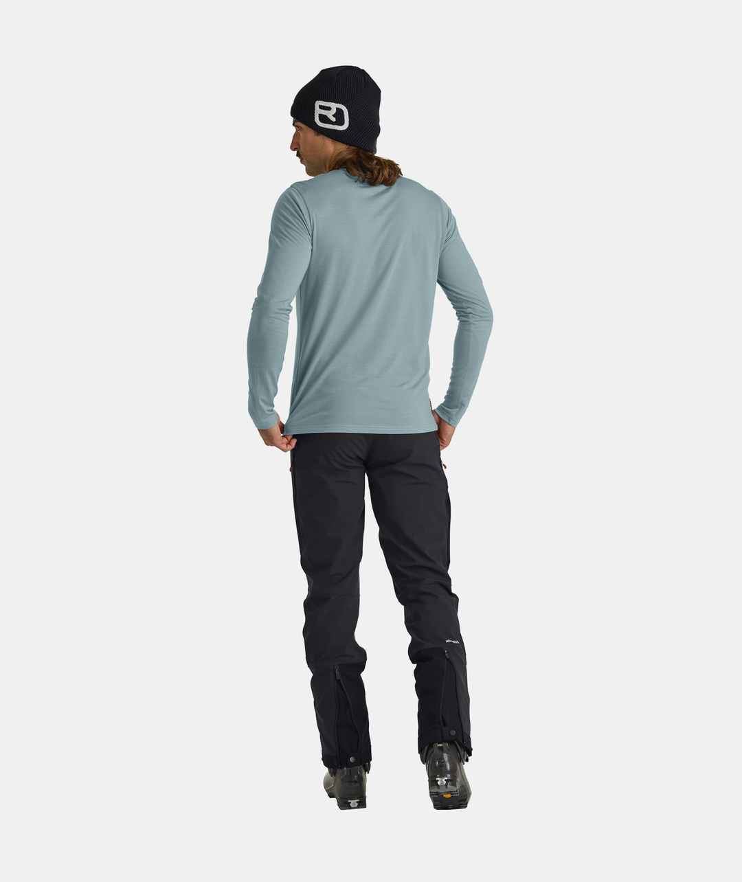 Cool Mtn silhouette long sleeve shirt for men.