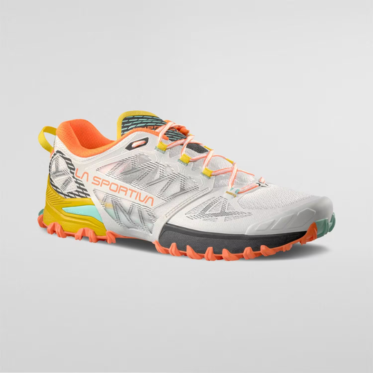 Bushido III trail running shoe with aggressive grip and breathable side panels.