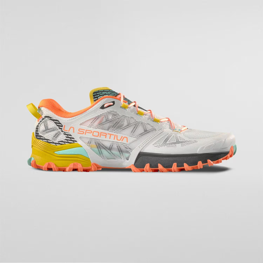 High-performance Bushido III trail running shoe with aggressive grip, enhanced stability, and breathable design, ideal for off-road terrains.