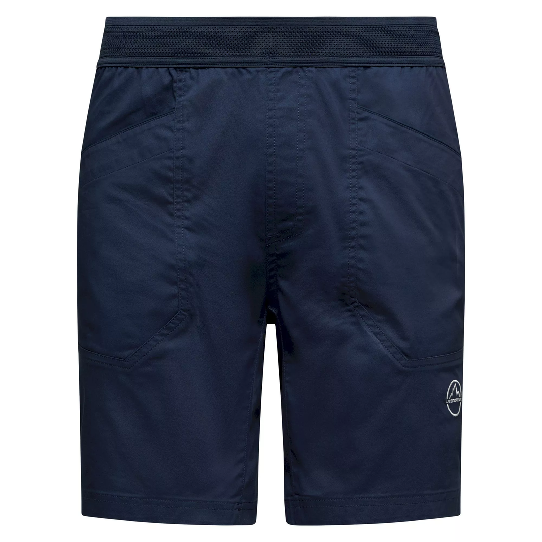 Roots Shorts M for climbing, organic cotton, breathable, elastic waistband, reinforced pockets.