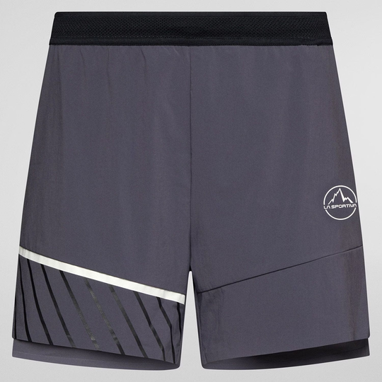 Comp Short W for climbing with breathable elastic waistband, made from lightweight, recycled materials.