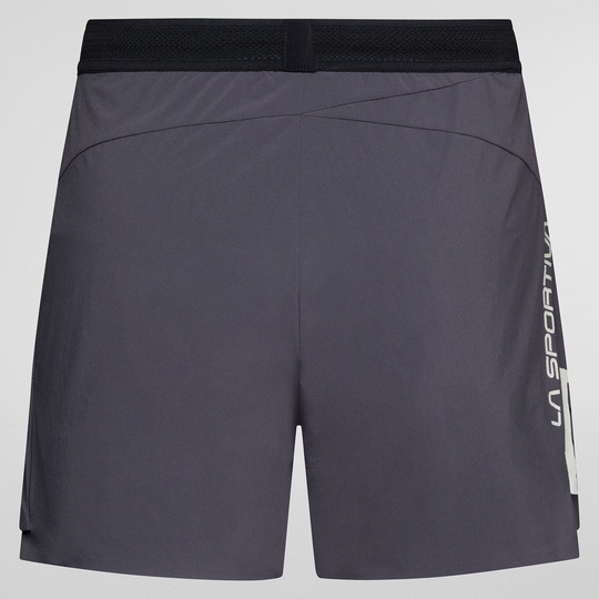 Lightweight and durable climbing shorts for women with breathable elastic waistband, adjustable drawstring, and slim fit design.