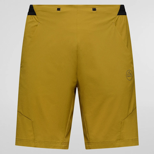 Trail Guard Shorts M, lightweight, breathable hiking shorts with adjustable waistband, reflective details, and zip pocket.