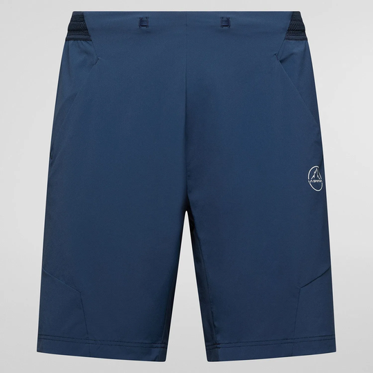 Trail Guard Shorts M in blue, lightweight, breathable, quick-dry fabric, ideal for speed hiking.