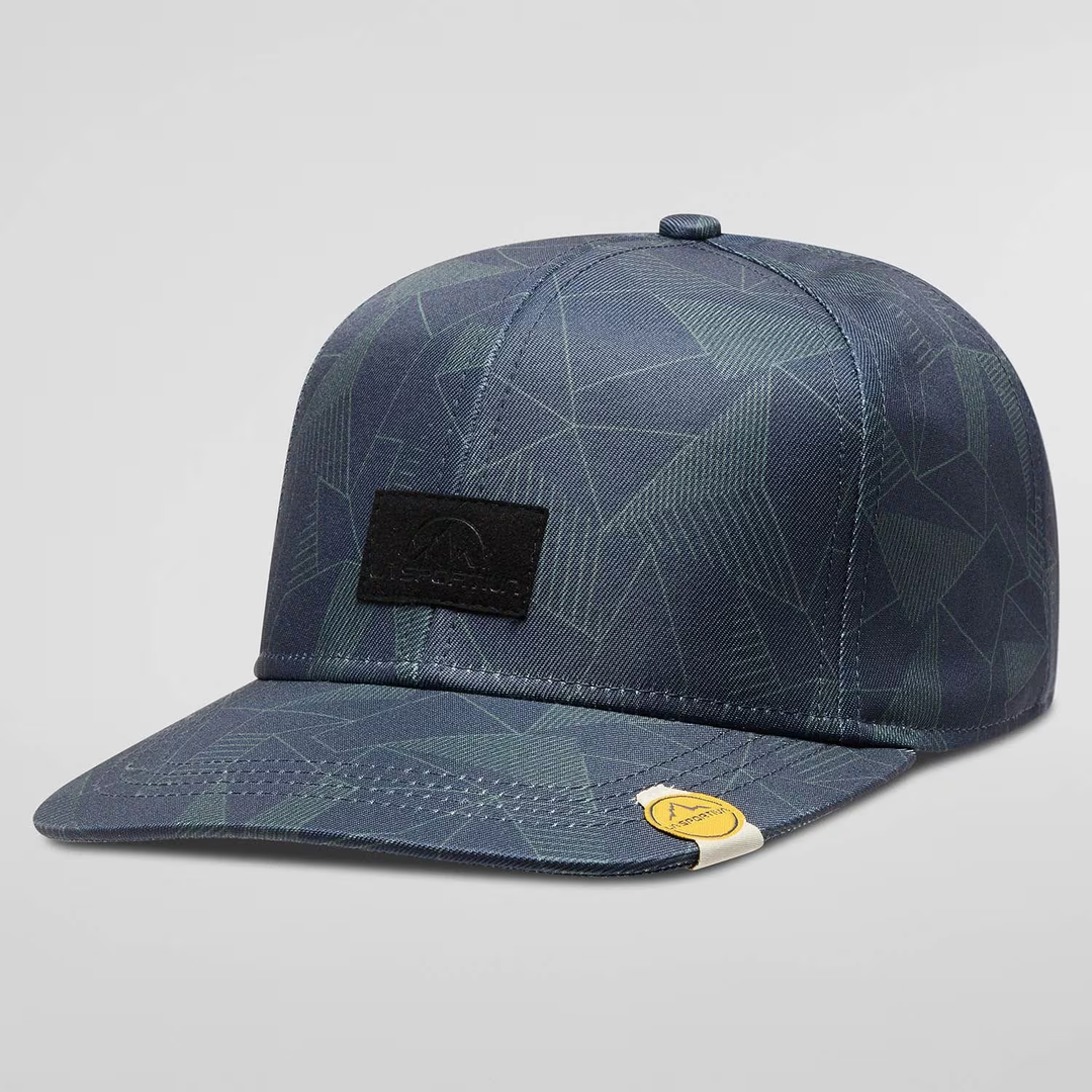 Dimension Hat with geometric pattern for climbing style.