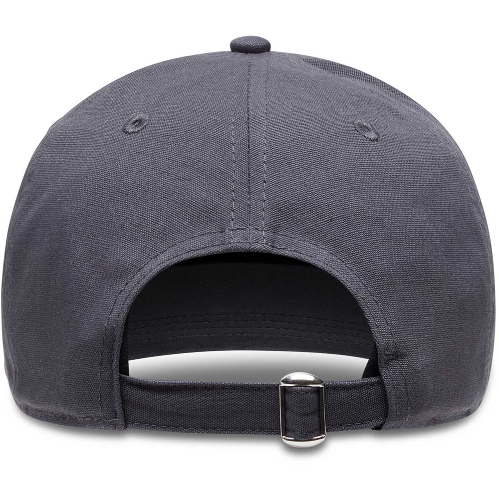 Climbing On The Moon Hat in minimalist cotton design, rear view with adjustable strap.