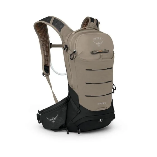 Raptor 10 mountain bike hydration backpack with ergonomic design and 2.5L reservoir.