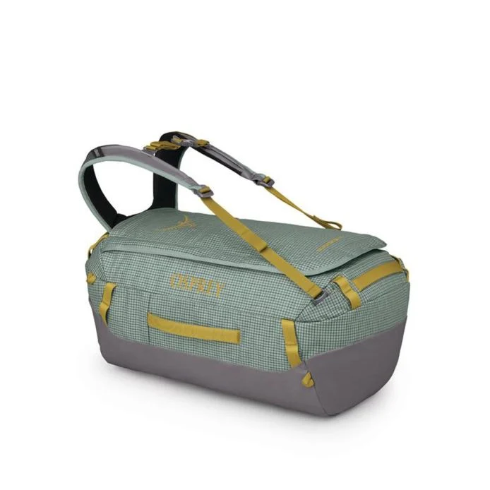 Transporter 40 durable weather-resistant duffel bag with padded straps and multiple compartments