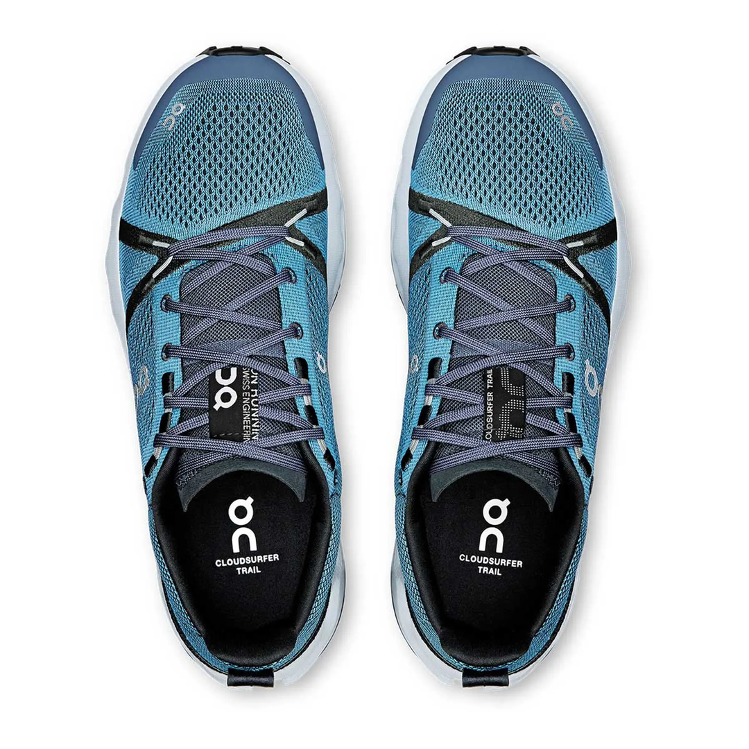 Men's Cloudsurfer Trail running shoes with cushioned sole and mesh upper, designed for mixed terrain comfort.