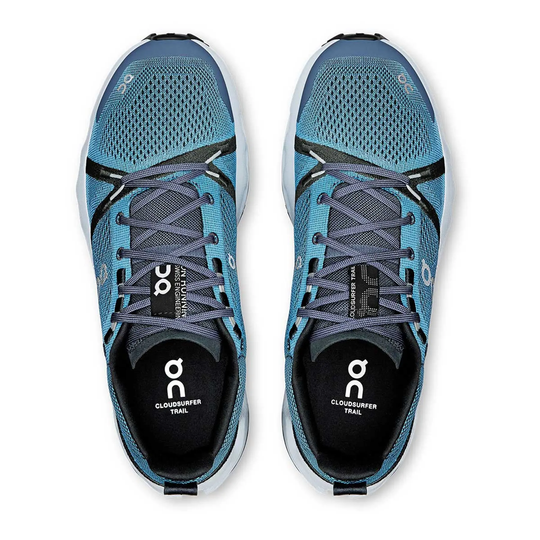 Men's Cloudsurfer Trail running shoes with cushioned sole and mesh upper, designed for mixed terrain comfort.