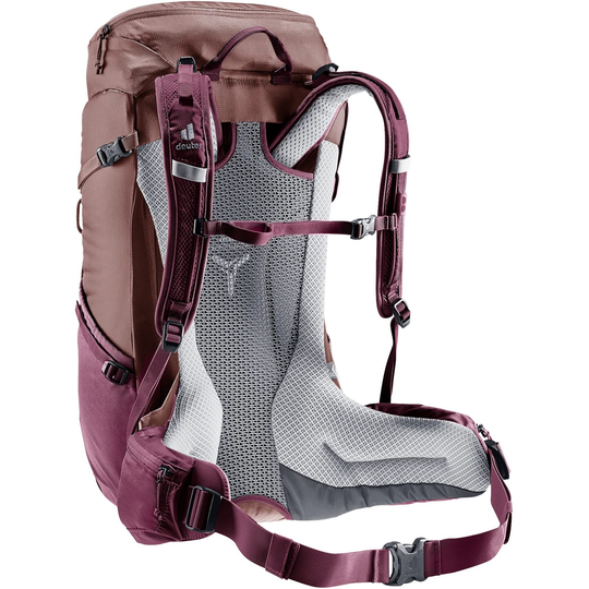 Futura 24 SL women's hiking backpack with Aircomfort system and ergonomic design.