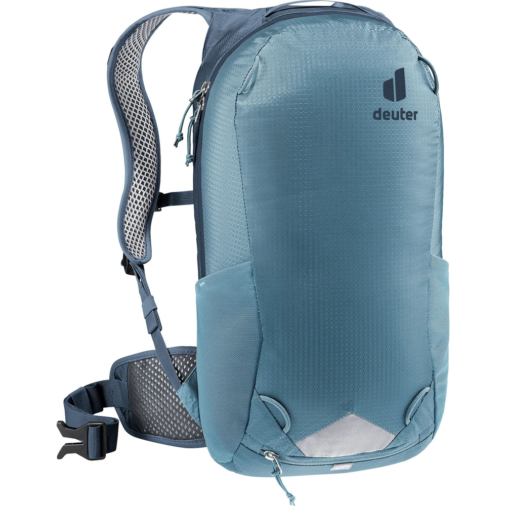 Zaino per bici Race 12 con sistema Airstripes, blu, resistente e leggero.