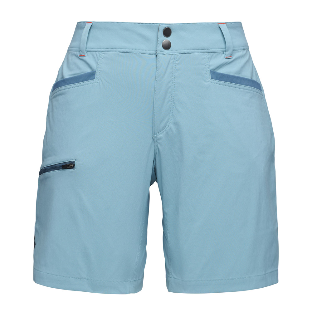 Pantaloncini da arrampicata W Valley Shorts con tasca con cerniera e rinforzo interno gamba in nylon elasticizzato