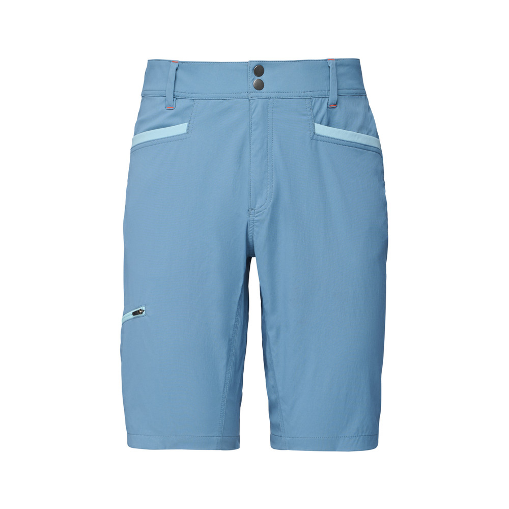 BD Black Diamond Valley Shorts black breathable water-repellent hiking shorts with adjustable waist and multiple zippered pockets