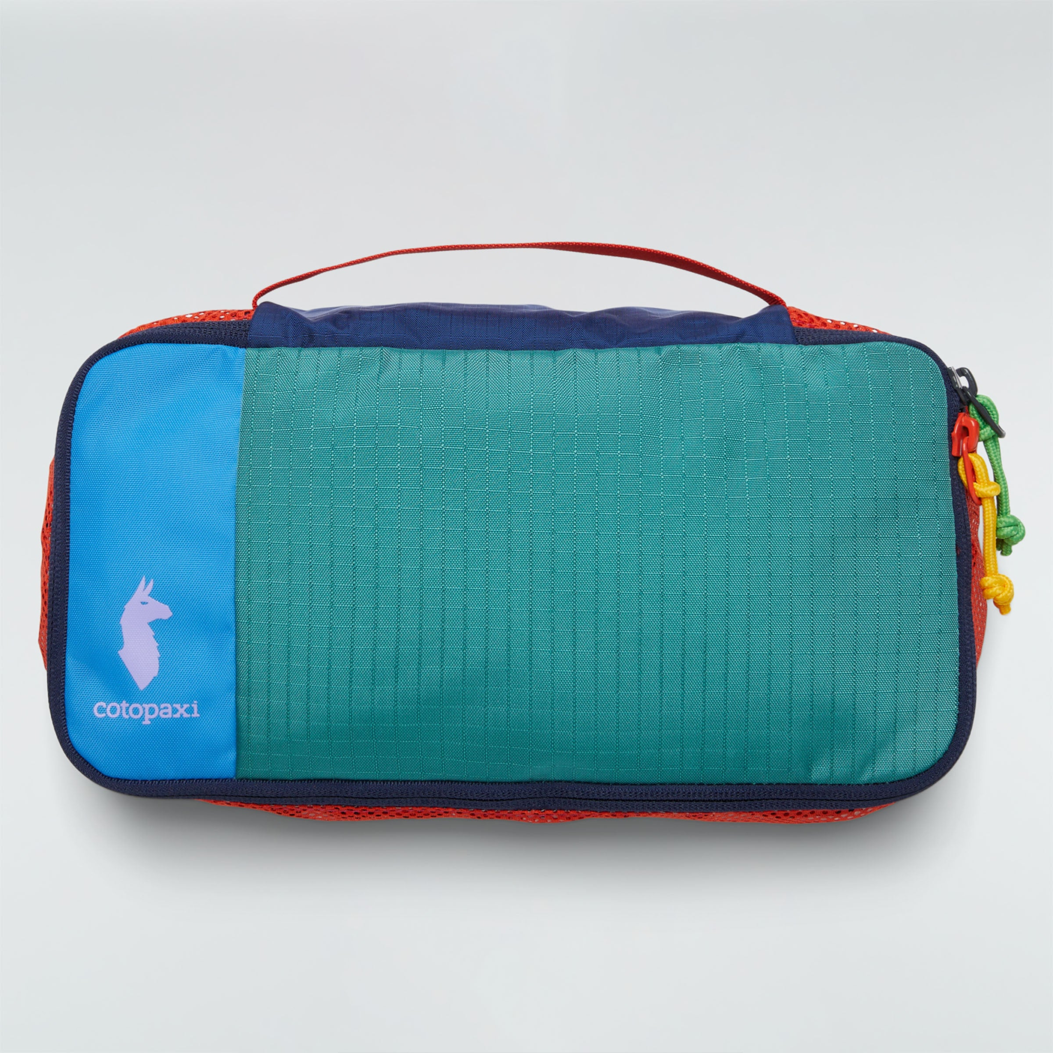 Cubo 3L Travel Cube in nylon riciclato con inserti in rete e maniglia superiore per viaggi organizzati