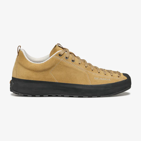 Sustainable Mojito Wrap shoe with regenerated suede upper and extended climbing lacing design