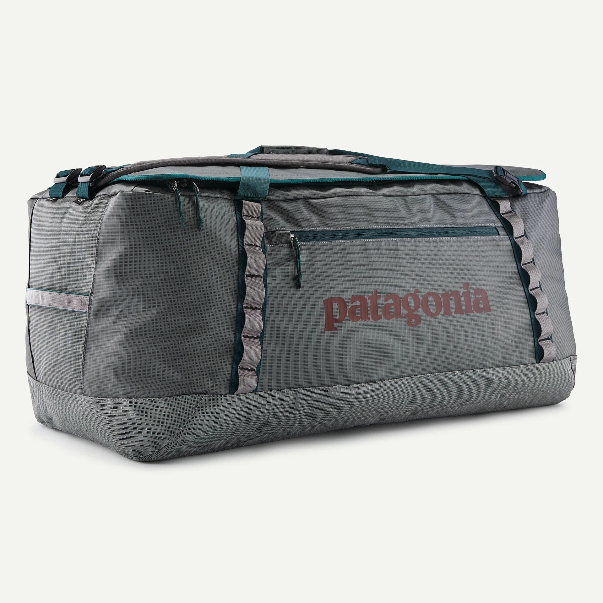Black Hole Duffel 100L large 100L capacity waterproof recycled material travel bag with removable padded shoulder straps and multiple compartments