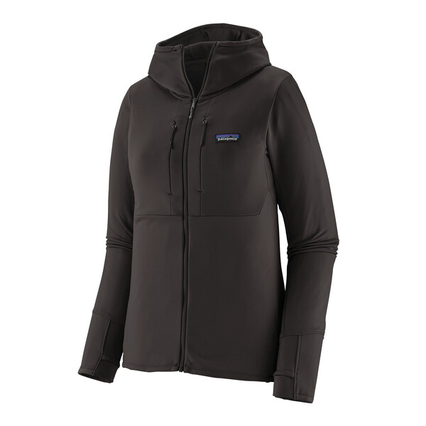 W's R1 Thermal Full-Zip Hoody women's technical sweatshirt for mountains and winter sports