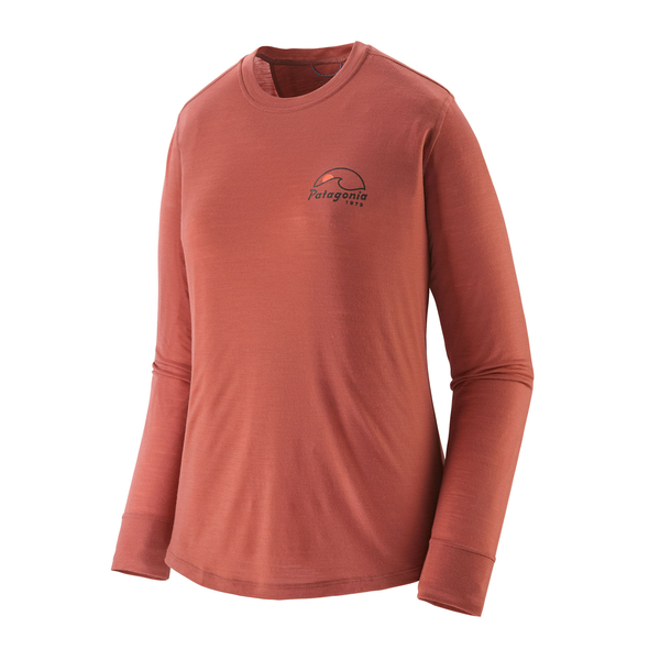 W's l/s cap cool Merino blend graphic shirt