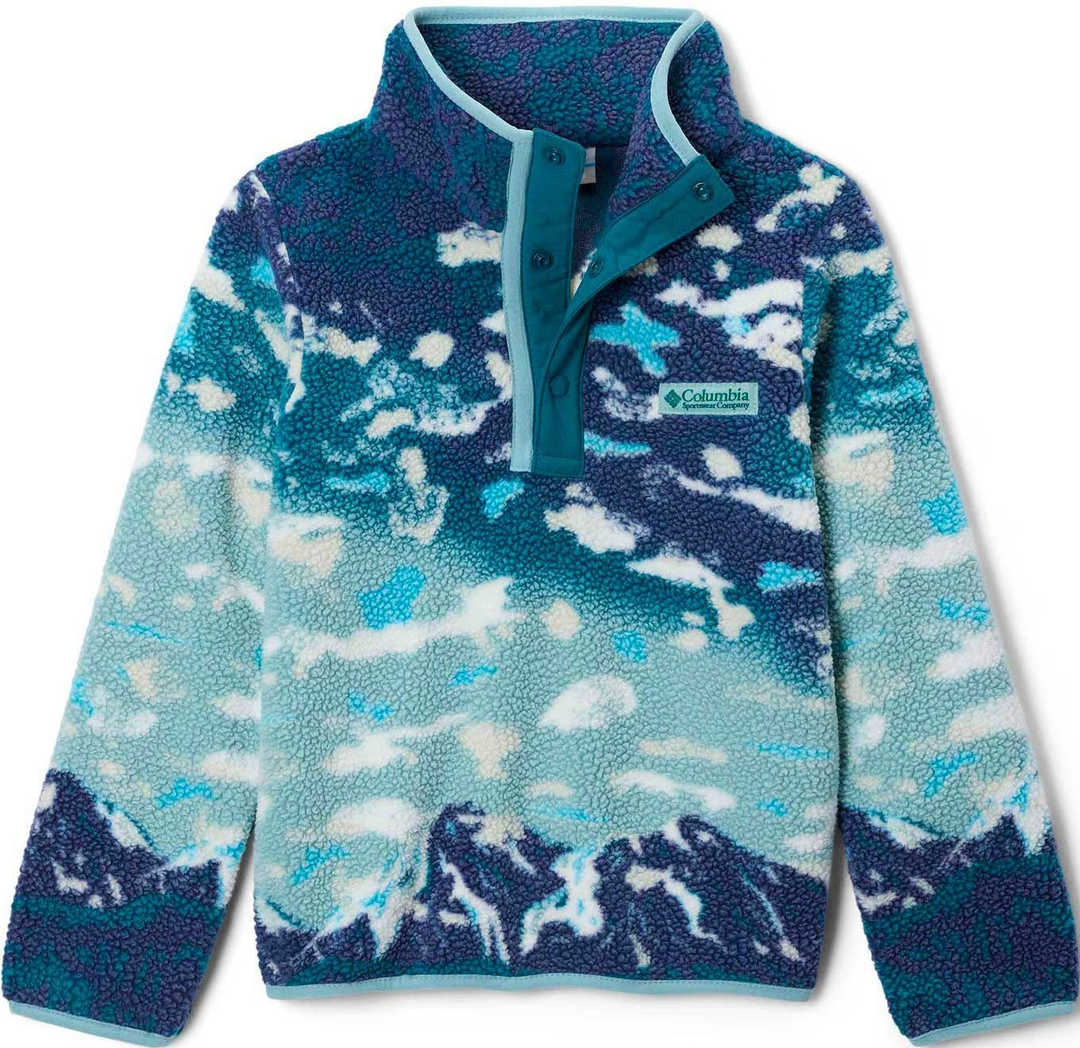 Youth Helvetia™ II Printed Half Snap Fleece