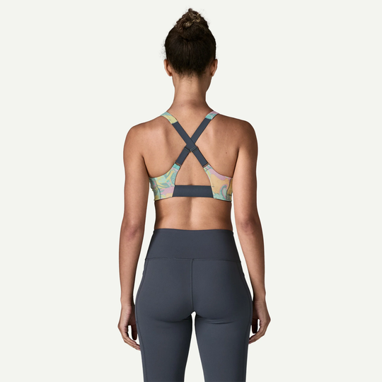 Reggiseno sportivo W's Shadowlite Mid Impact regolabile traspirante e a rapida asciugatura in nylon riciclato