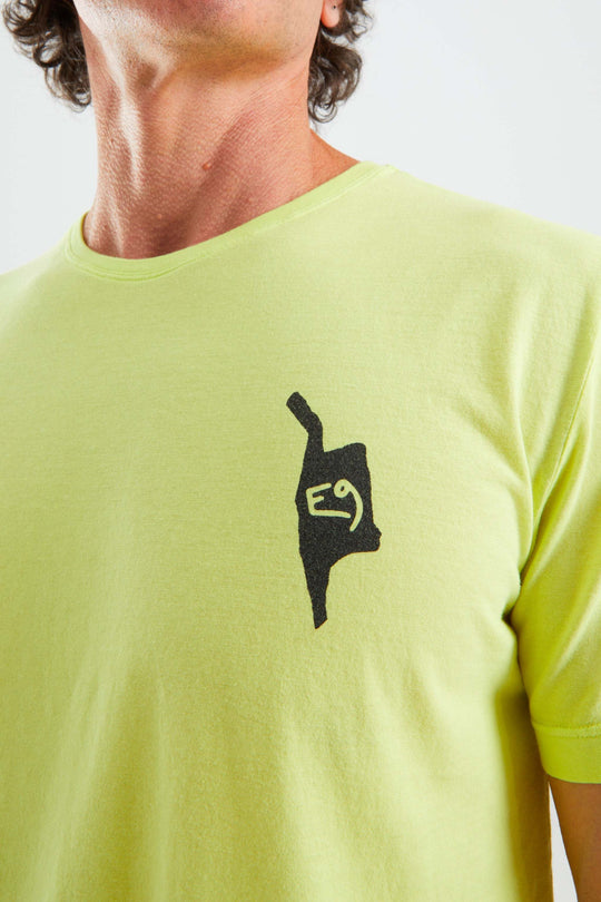 T-shirt jersey leggero in cotone biologico con stampa originale per outdoor e climbing, vestibilità regular fit, made in Italy