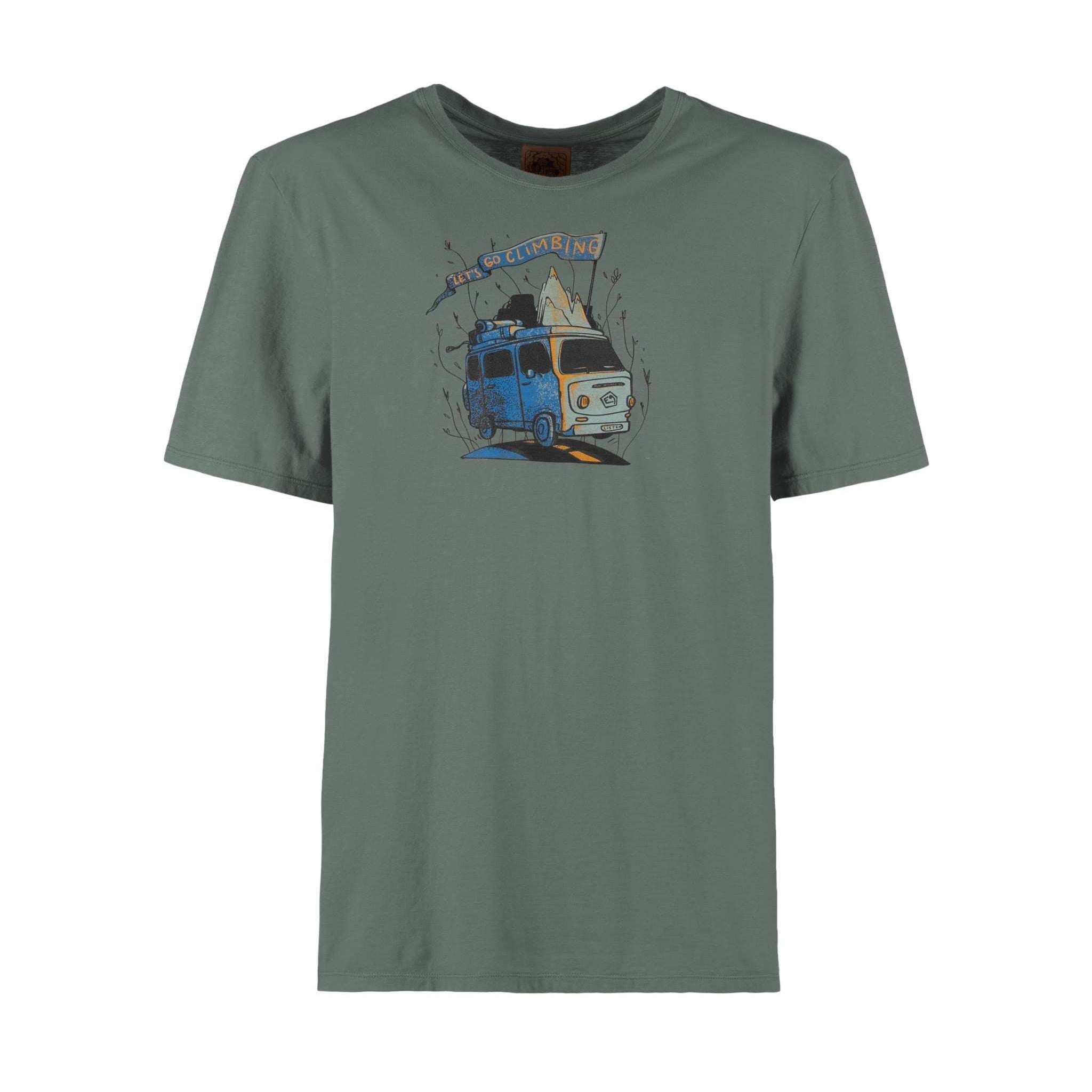 T-shirt in jersey leggero di cotone biologico con stampa originale, comfort e vestibilità regular fit, made in Italy
