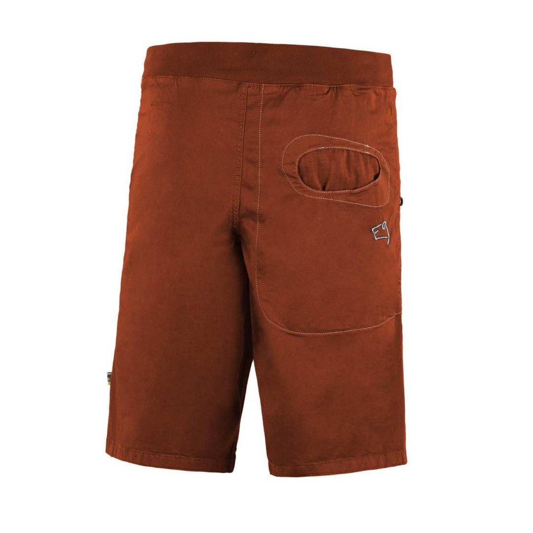 Rondo Short 2.2 urban climbing shorts in stretch organic cotton gabardine with printed pockets and adjustable waist