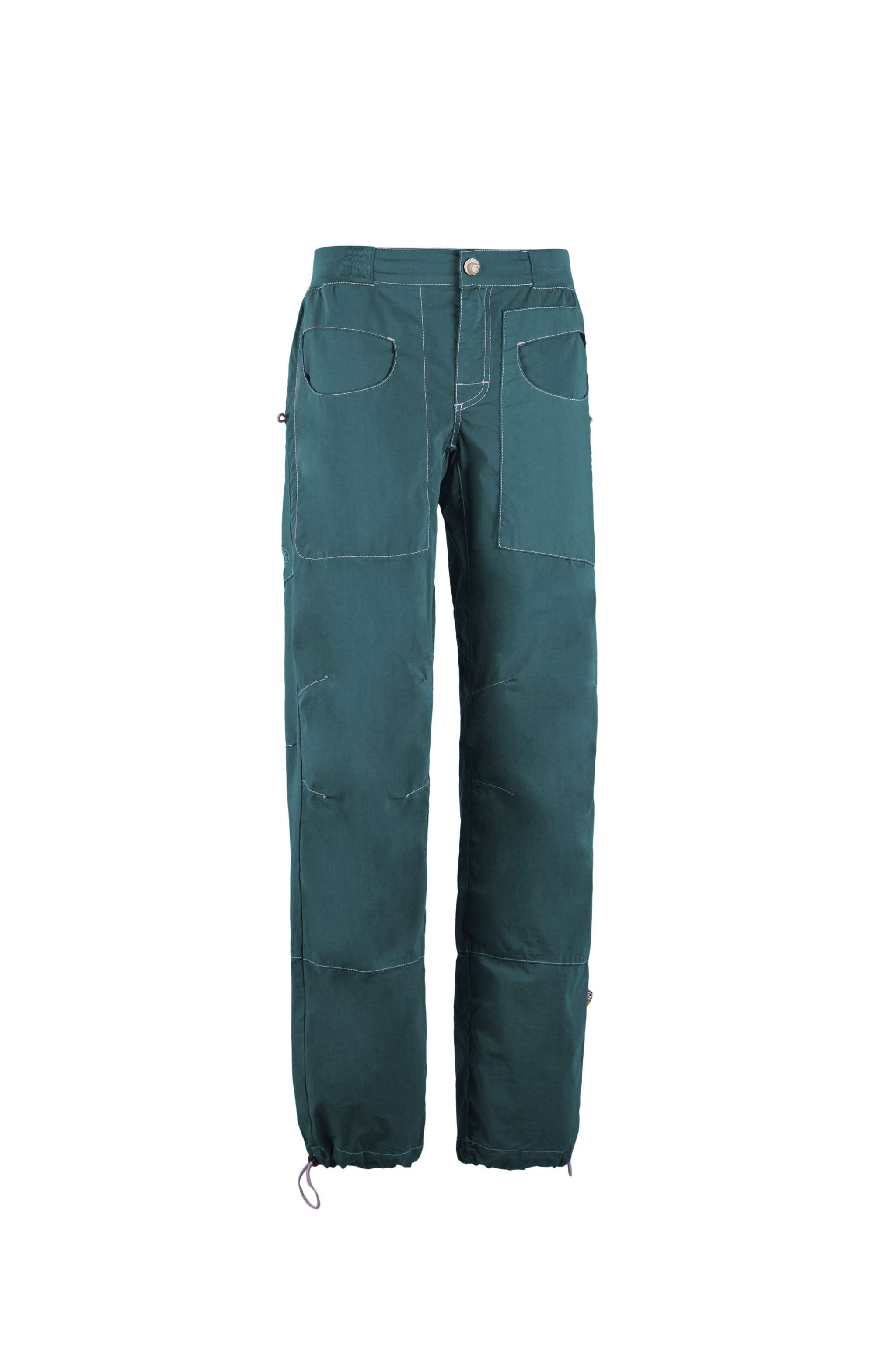 Pantaloni outdoor W Blat in popeline tecnico con 72% cotone biologico, tasche a contrasto e vestibilità regular fit.