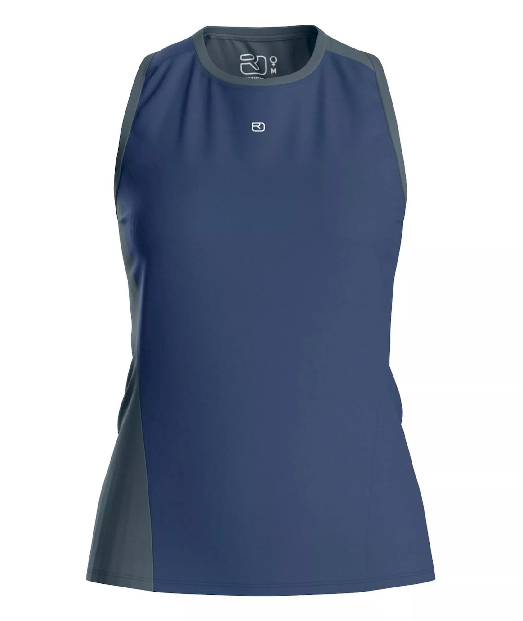 Ortovox 120 Cool Tec Fast Upward Top M in Blue Nunatak for high-intensity mountain activities