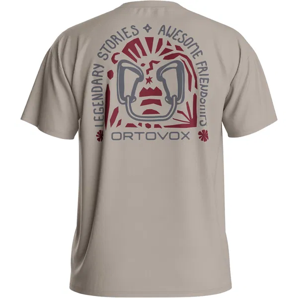 Ortovox 150 Cool Climbing Vibes TS M lightweight breathable merino wool climbing t-shirt for men