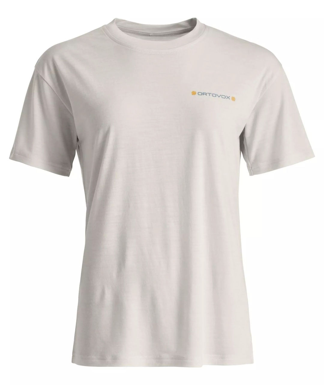 Ortovox 150 Cool Climbing Vibes TS W women's summer climbing t-shirt in breathable merino wool blend with climbing-inspired design