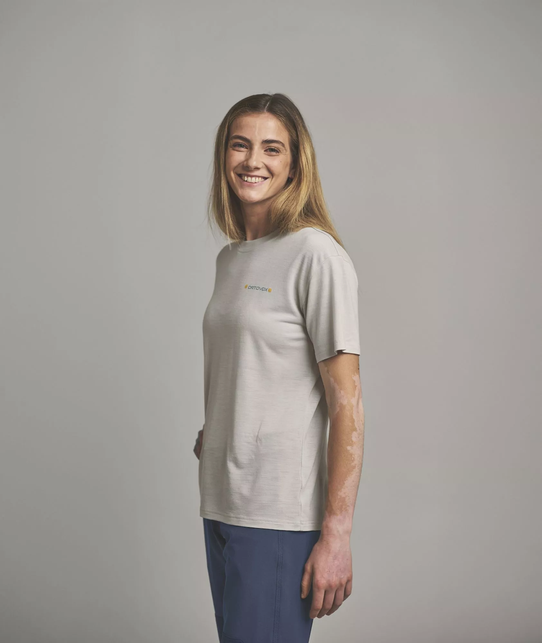 Ortovox 150 Cool Climbing Vibes TS W women's lightweight breathable merino wool climbing t-shirt