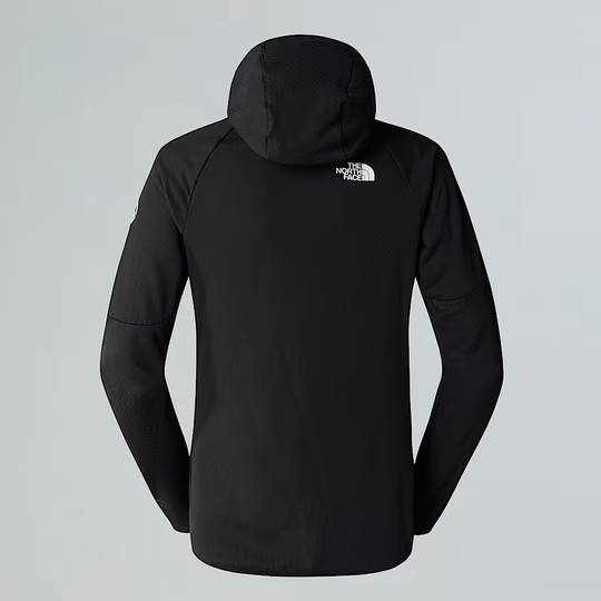 Donna con Futurefleece Fz Hoodie nero per alpinismo in alta quota