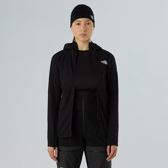 Summit Series Futurefleece Fz Hoodie for high-altitude mountaineering with lightweight, slim fit, and thumbhole cuffs