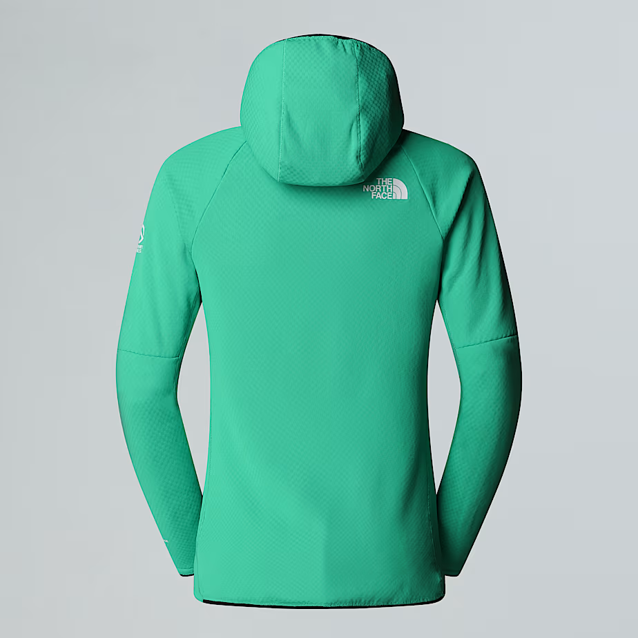 Summit Series Futurefleece Fz Hoodie slim fit lightweight alpine jacket with thumb hole cuffs and seamless shoulders