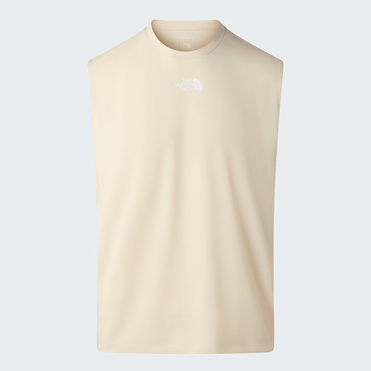 M Lightbright Tank in breathable polyester fabric with FlashDry™ technology for moisture absorption and comfort on trails