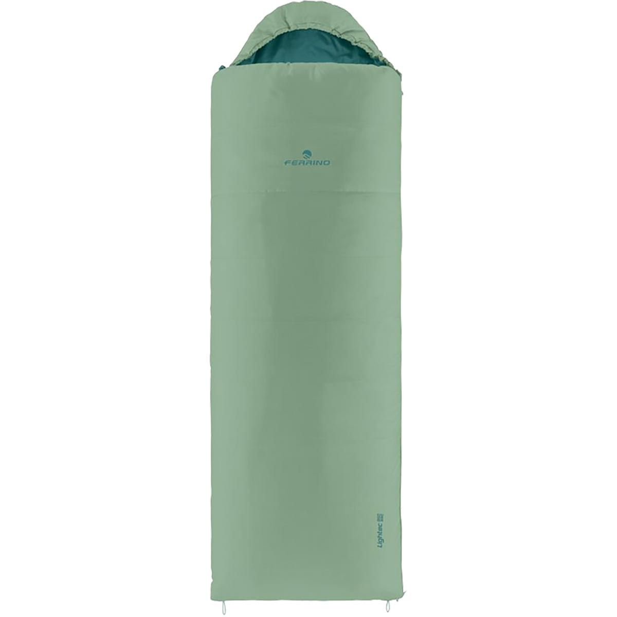 Sacco Lightec SSQ 950 design compatto per trekking con imbottitura termica e sistema apertura one touch