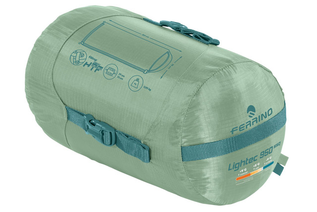 Sacco Lightec SSQ 950 saccoletto trekking leggero e termico per avventure outdoor