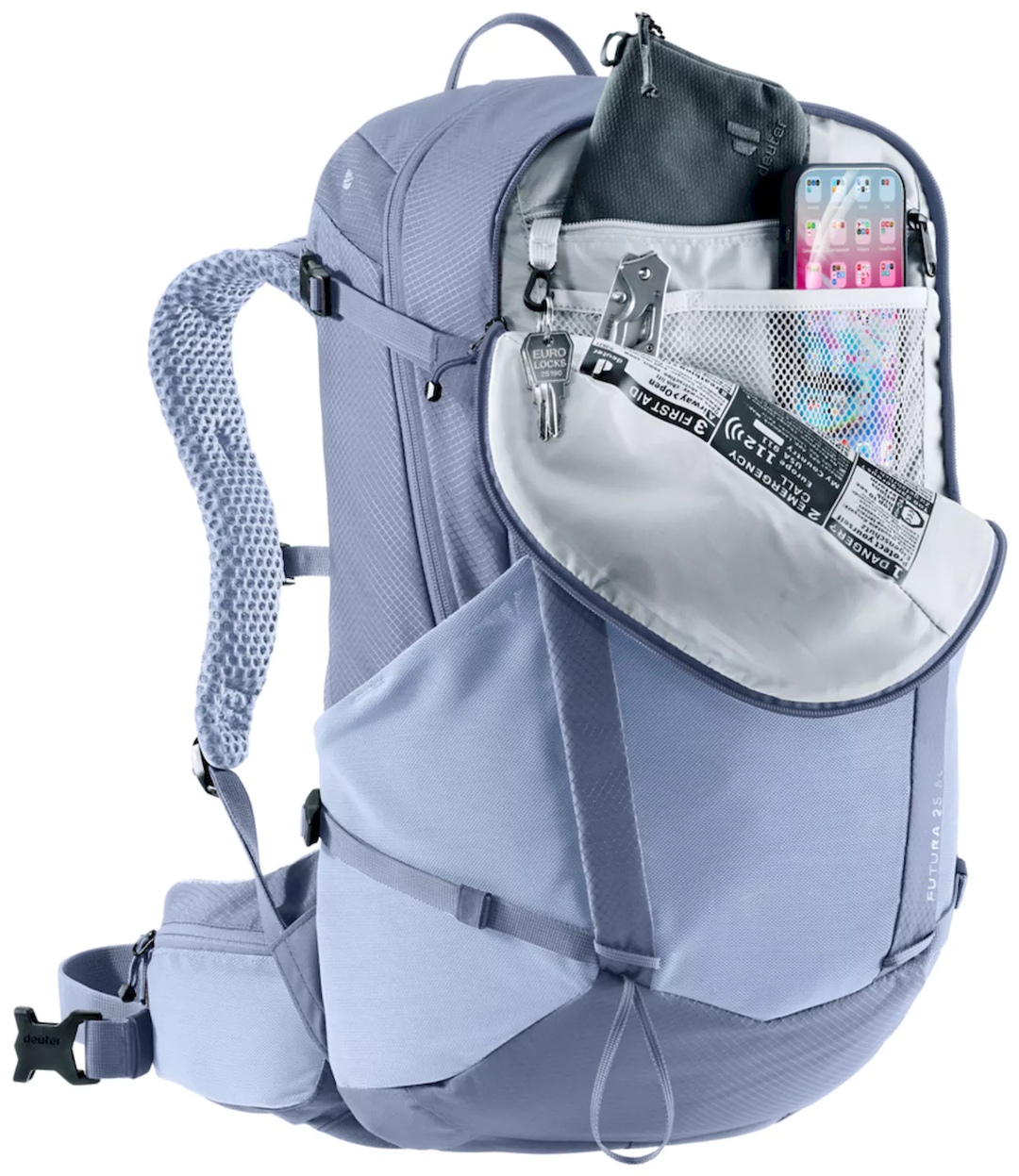 Futura 25 SL zaino donna ventilato con schienale Aircomfort e cintura lombare imbottita per escursioni