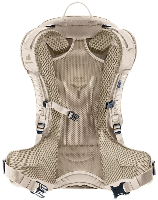 Futura 25 SL ventilated hiking backpack with Aircomfort mesh back and adjustable straps for women