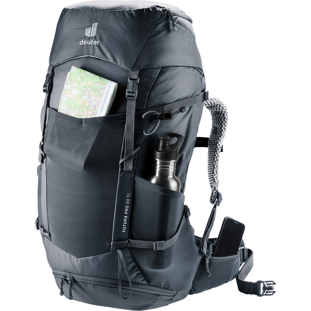 Zaino escursionismo Futura Pro 38 Sl donna con sistema Aircomfort Sensic Pro e tasche multiple