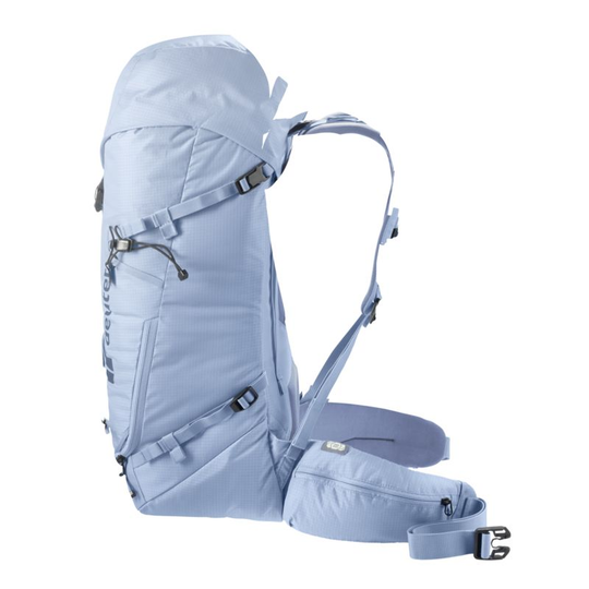 Zaino 32+6 Sl robusto e funzionale con sistema dorsale Alpine e compatibilità idratazione da 3 litri per alpinismo sostenibile