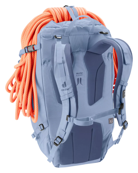 Zaino 32+6 Sl robusto e versatile per alpinismo con sistema dorsale Alpine e compatibilità idratazione 3 litri