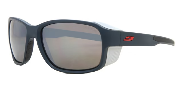 MONTEROSA 2 Black White sunglasses with Flash Grey Mirror lenses, acetate frame, stylish and versatile accessory