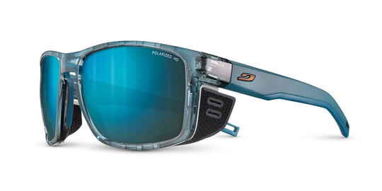Occhiali da sole SHIELD - BLUE Julbo con protezioni laterali amovibili e sistema ventilazione Air Flow