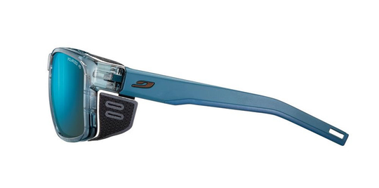 Occhiali da sole SHIELD - BLUE con protezioni laterali amovibili e ventilazione Air Flow per alta montagna
